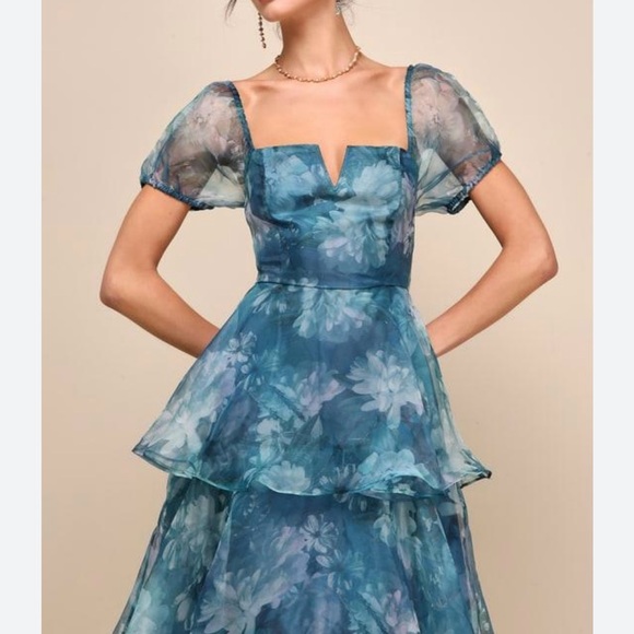 Lulus organza party dress. Size small. - Picture 2 of 9